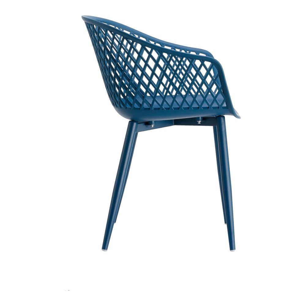 Moes Home - Piazza Outdoor Chair in Blue (Set of 2) - QX-1001-26 veiw 3