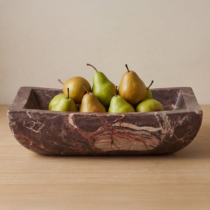 Moes Home - Piero Basin Deep Red Marble - PZ-1025-22 view 7
