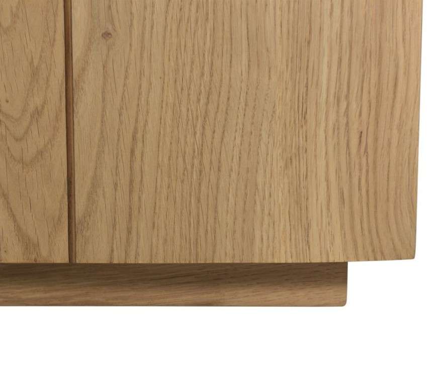 Moes Home - Plank Media Cabinet in Natural Oak - RP-1021-24 veiw 6