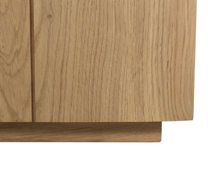 Moes Home - Plank Media Cabinet in Natural Oak - RP-1021-24 veiw 6