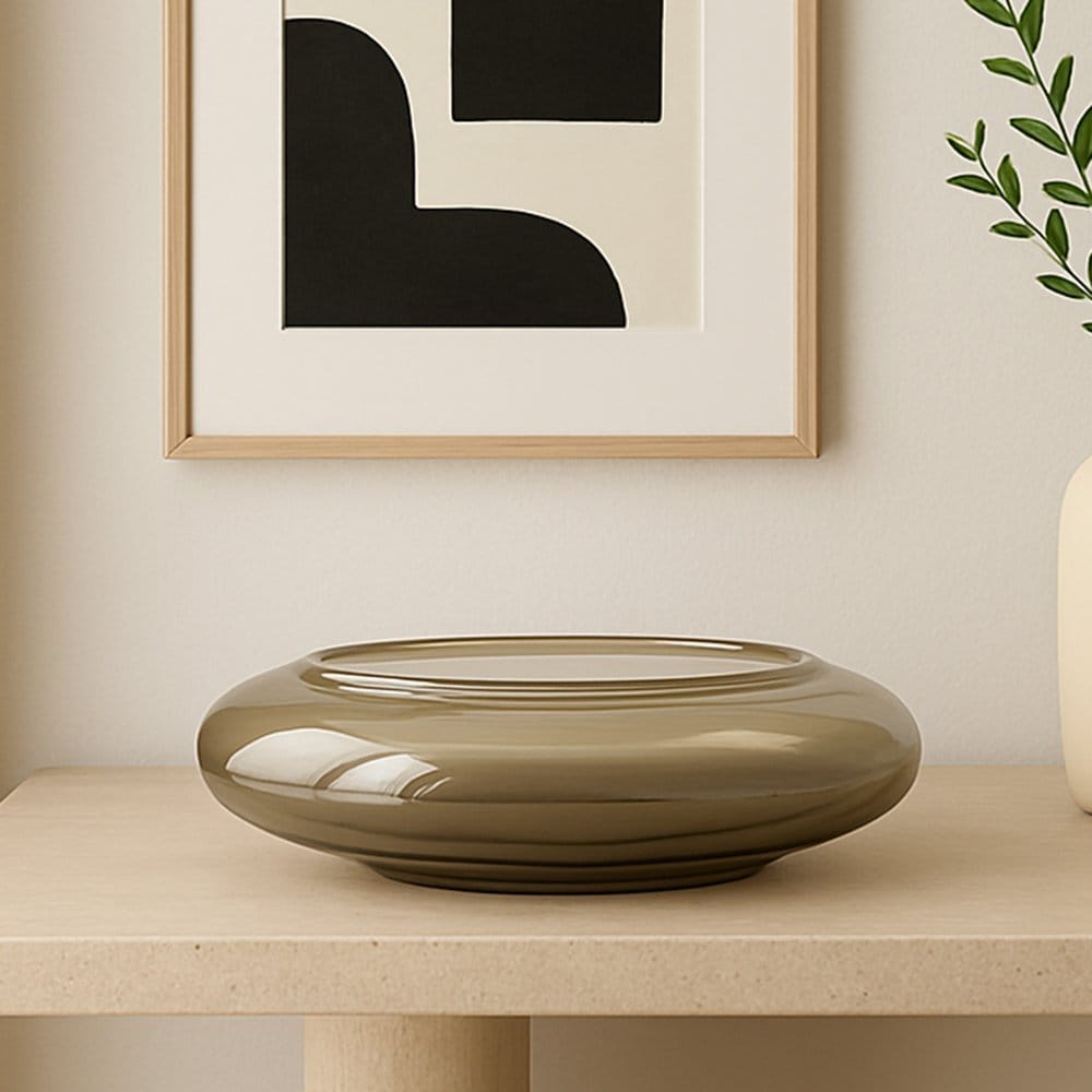 Moes Home - Polene Glass Bowl Large Smoky Brown - FI-1144-03 view 5