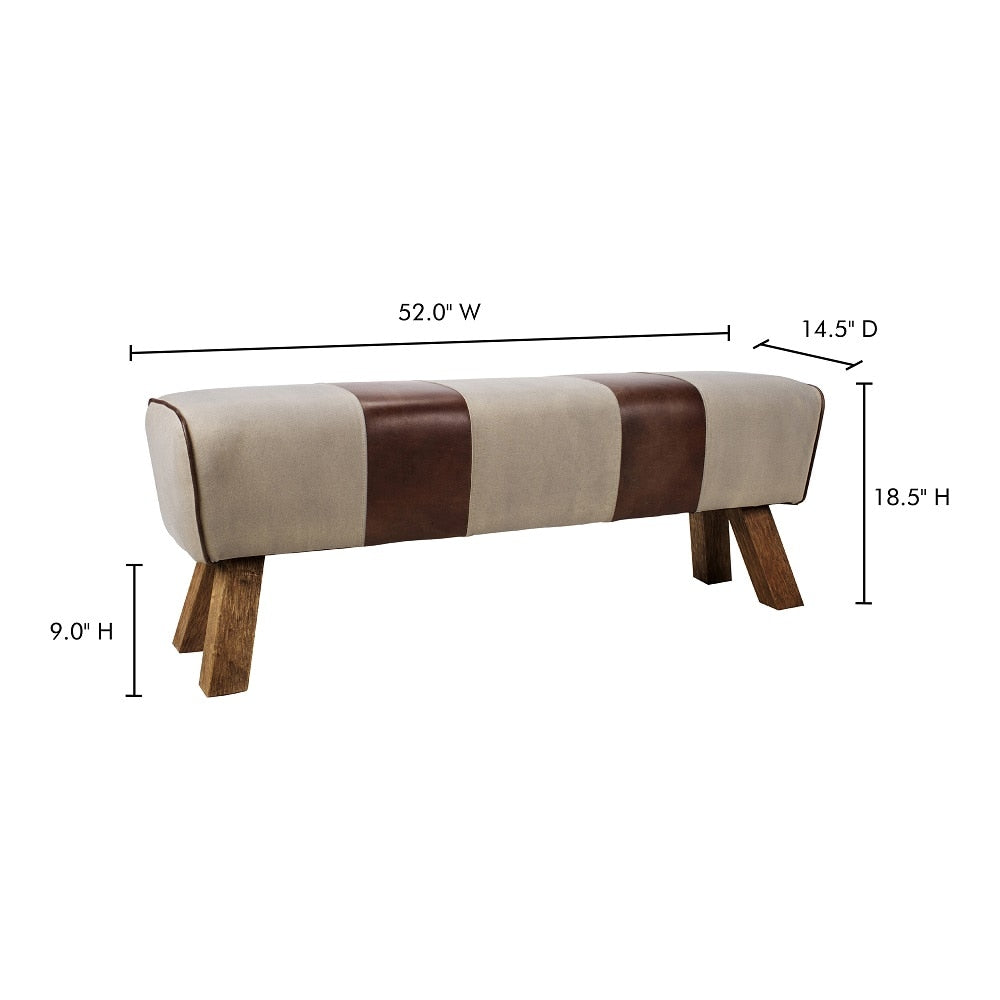 Moes Home - Pommel Bench - QN-1008-03 veiw 5