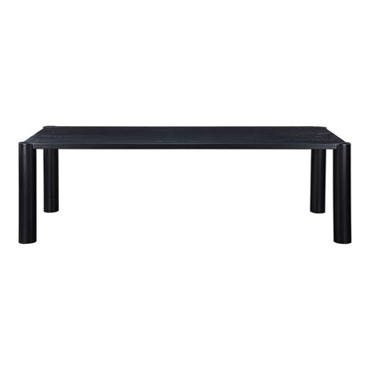 Moes Home  -  Post Dining Table Large Oak Black  - BC-1112-02-0 veiw 1