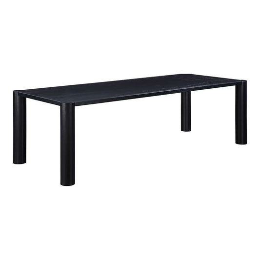 Moes Home  -  Post Dining Table Large Oak Black  - BC-1112-02-0 veiw 2