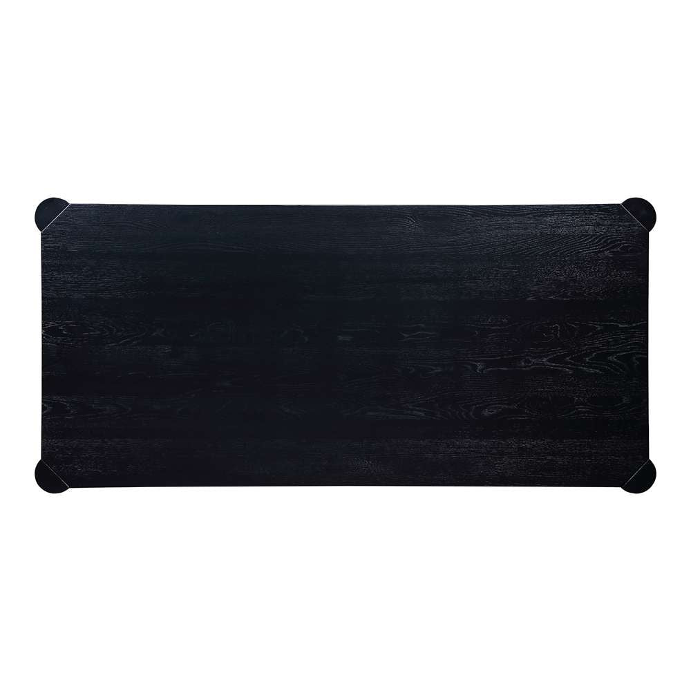 Moes Home  -  Post Dining Table Large Oak Black  - BC-1112-02-0 veiw 5