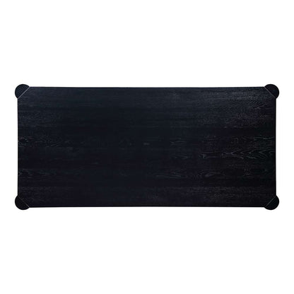 Moes Home  -  Post Dining Table Large Oak Black  - BC-1112-02-0 veiw 5