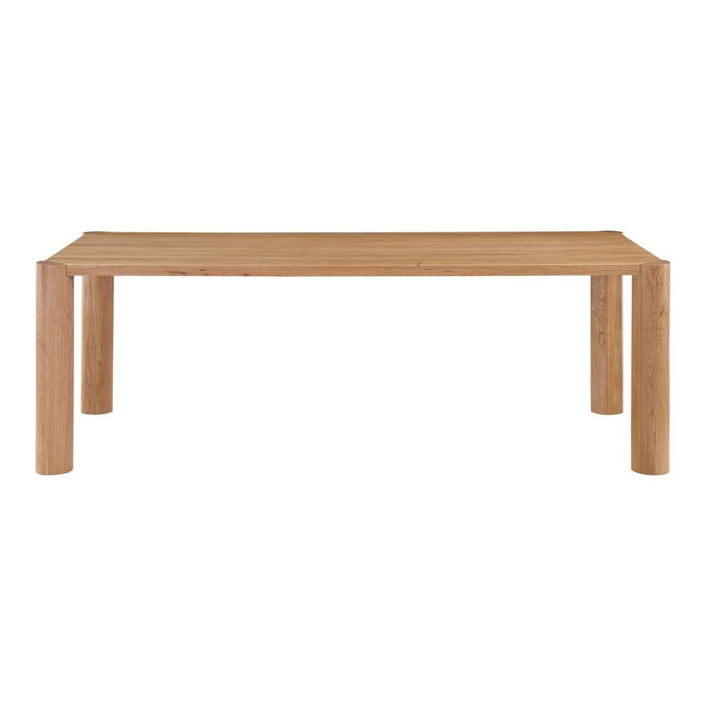Moes Home  -  Post Dining Table Oak Natural  - BC-1111-18-0 veiw 1