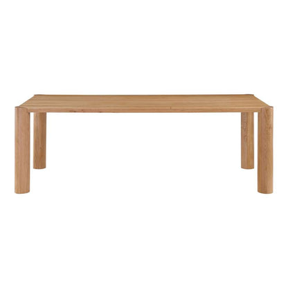 Moes Home  -  Post Dining Table Oak Natural  - BC-1111-18-0 veiw 1