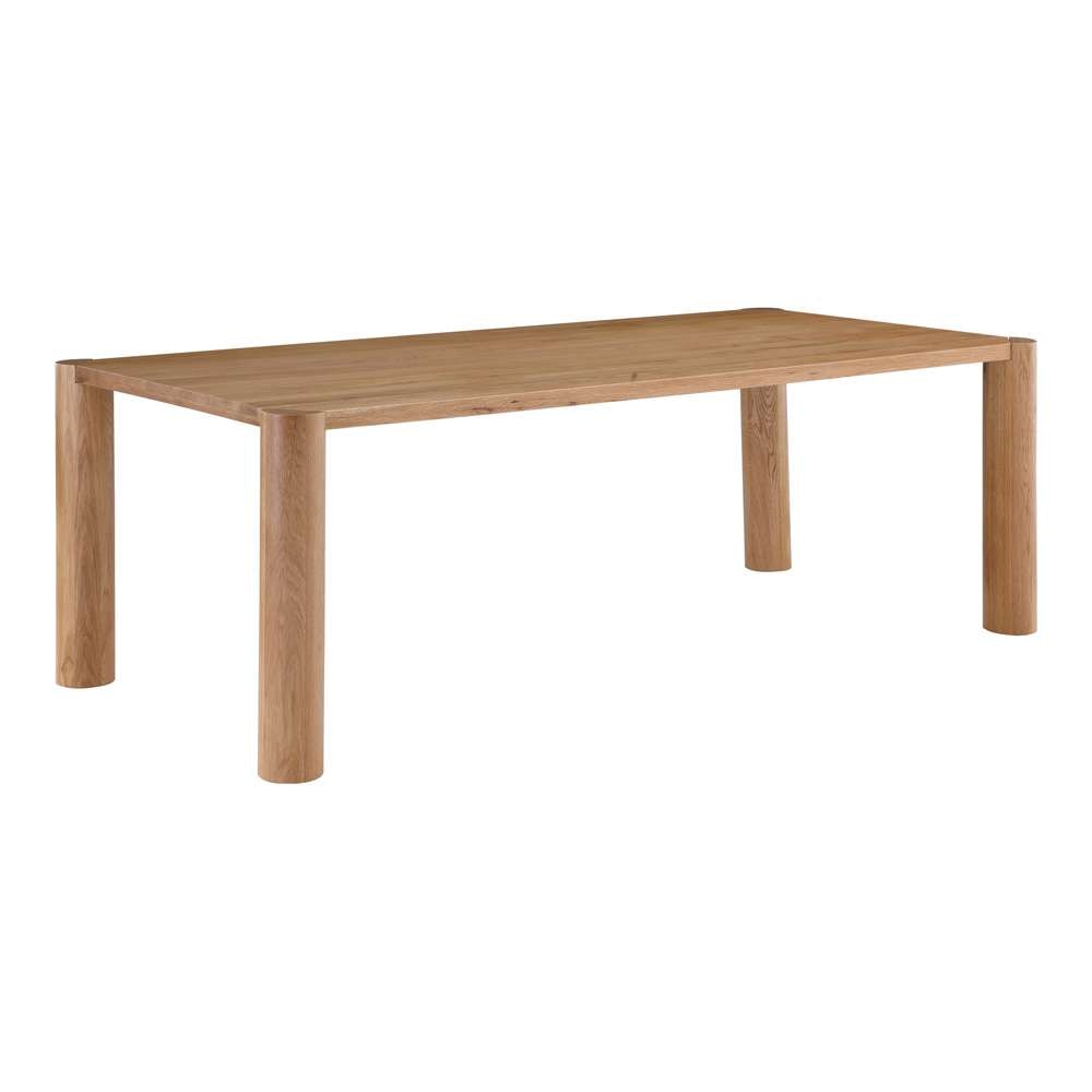 Moes Home  -  Post Dining Table Oak Natural  - BC-1111-18-0 veiw 2