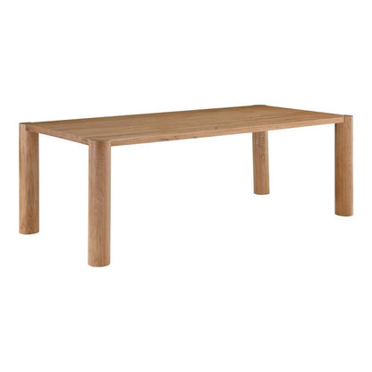 Moes Home  -  Post Dining Table Oak Natural  - BC-1111-18-0 veiw 2