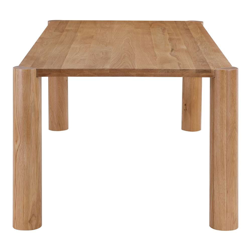 Moes Home  -  Post Dining Table Oak Natural  - BC-1111-18-0 veiw 3