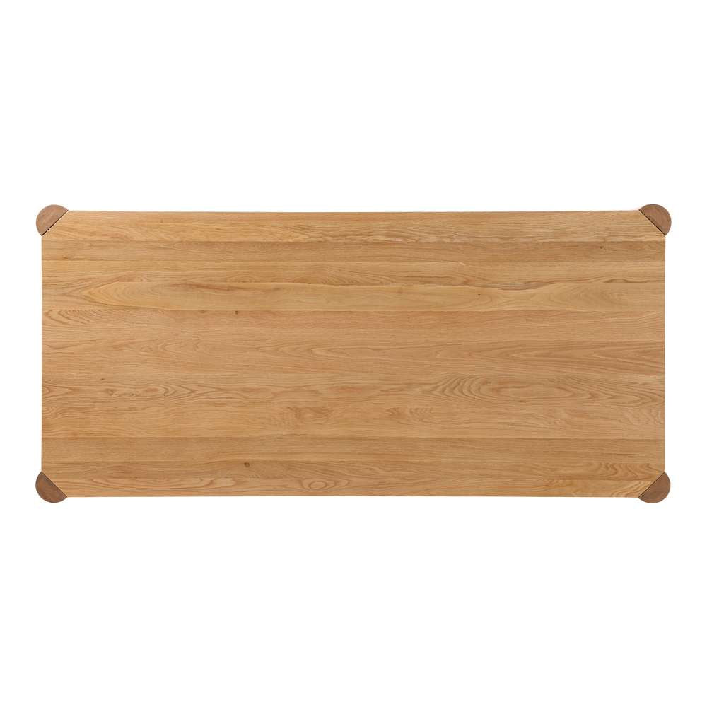 Moes Home  -  Post Dining Table Oak Natural  - BC-1111-18-0 veiw 4