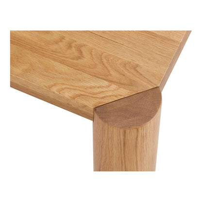 Moes Home  -  Post Dining Table Oak Natural  - BC-1111-18-0 veiw 6