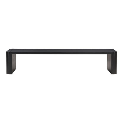 Moes Home - Post Large Dining Bench Black - BC-1121-02-0 view 1
