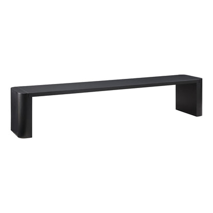 Moes Home - Post Large Dining Bench Black - BC-1121-02-0 view 3