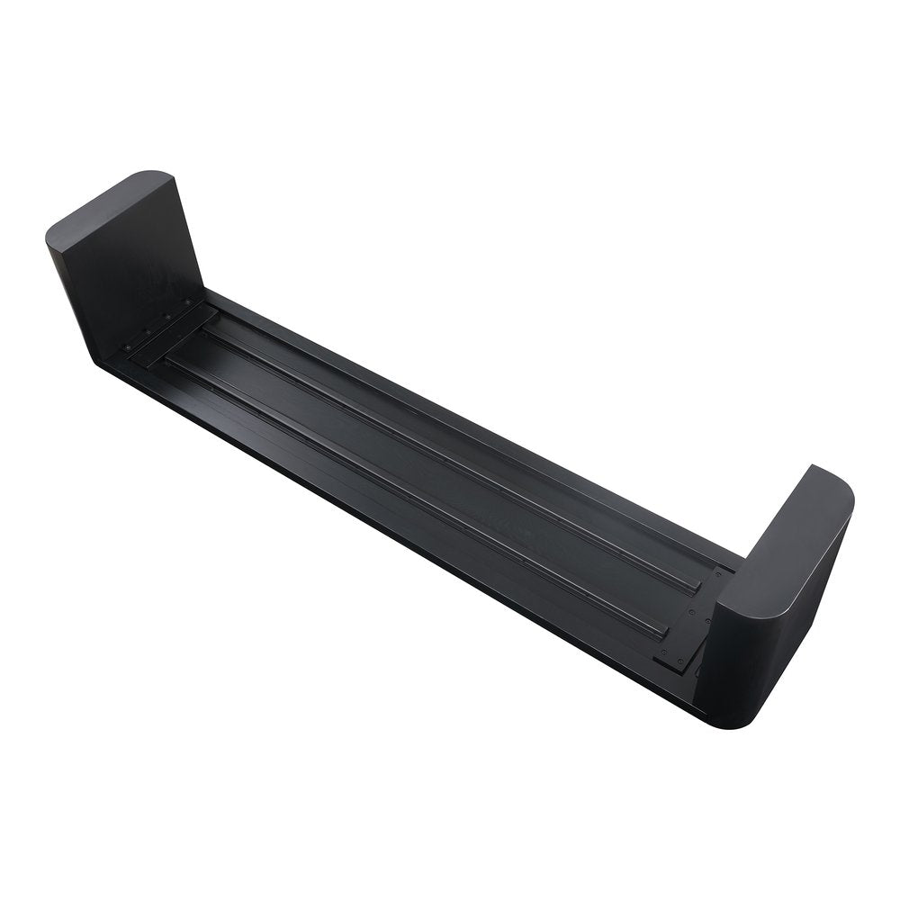 Moes Home - Post Large Dining Bench Black - BC-1121-02-0 view 5