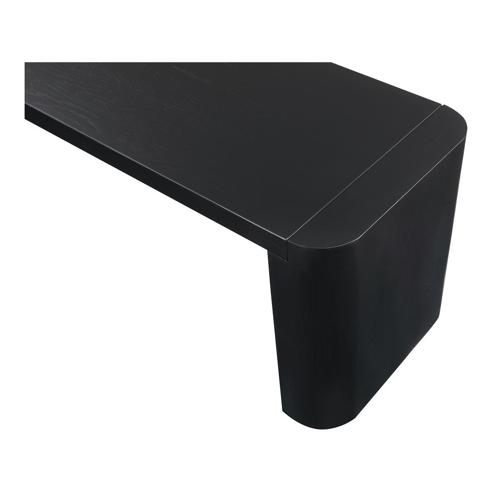 Moes Home - Post Large Dining Bench Black - BC-1121-02-0 view 6