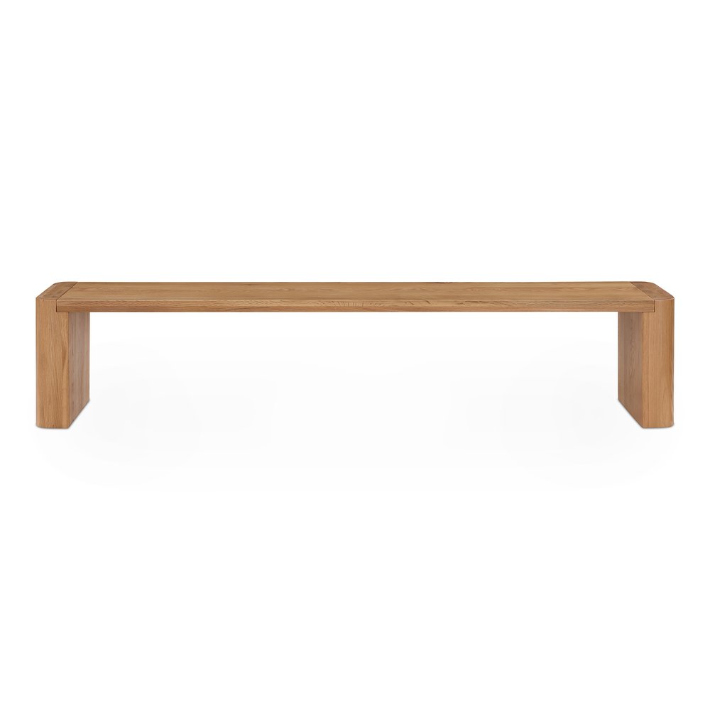 Moes Home - Post Large Dining Bench Natural - BC-1121-24-0 view 1