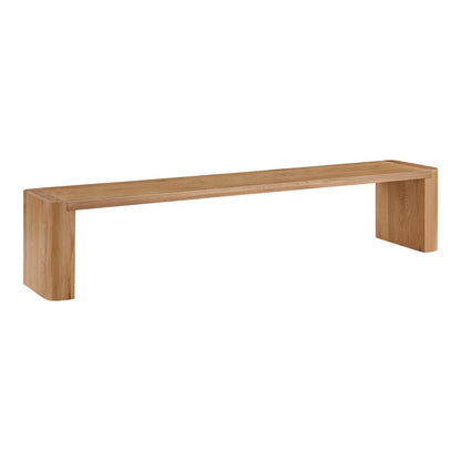 Moes Home - Post Large Dining Bench Natural - BC-1121-24-0 view 3