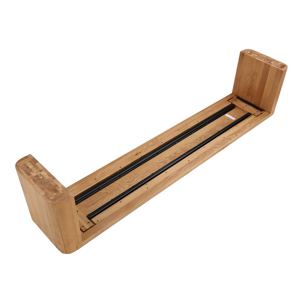 Moes Home - Post Large Dining Bench Natural - BC-1121-24-0 view 5