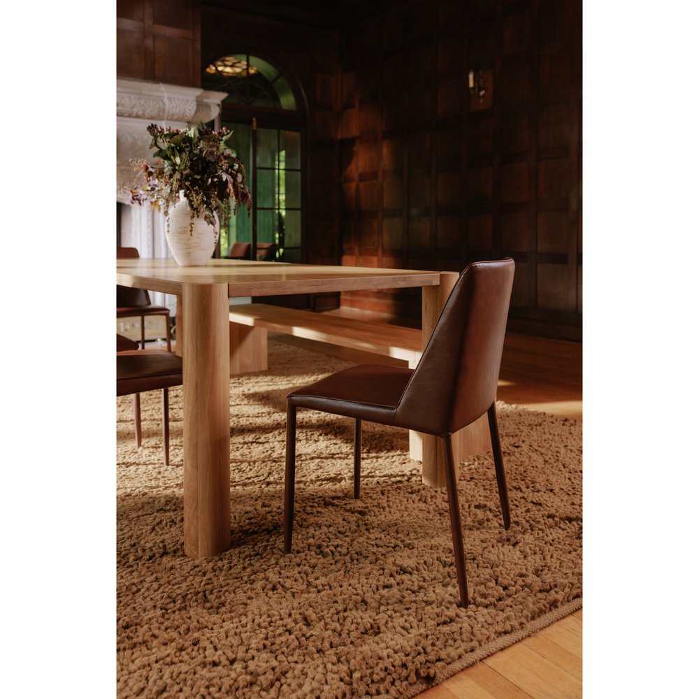 Moes Home - Post Large Dining Bench Natural - BC-1121-24-0 view 7