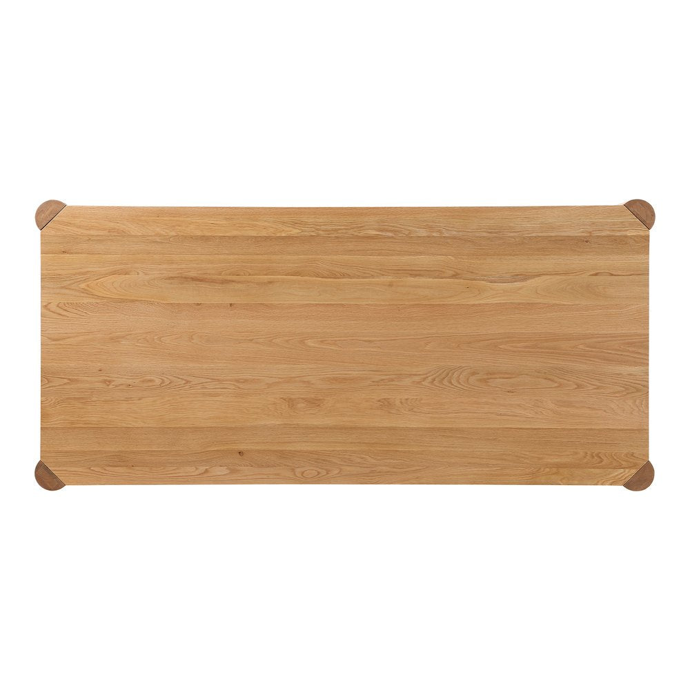 Moes Home - Post Large Table Large Natural Oak - BC-1112-18-0 view 5