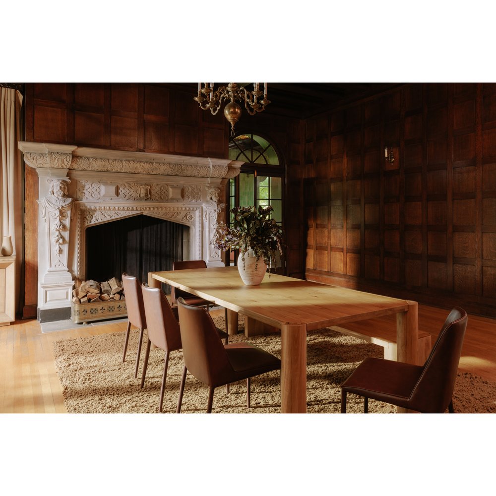 Moes Home - Post Large Table Large Natural Oak - BC-1112-18-0 view 8