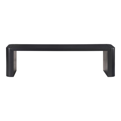 Moes Home - Post Small Dining Bench Black - BC-1120-02-0 view 2