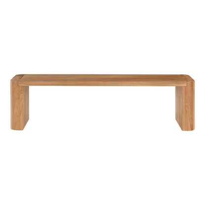 Moes Home - Post Small Dining Bench Natural - BC-1120-24-0 view 1