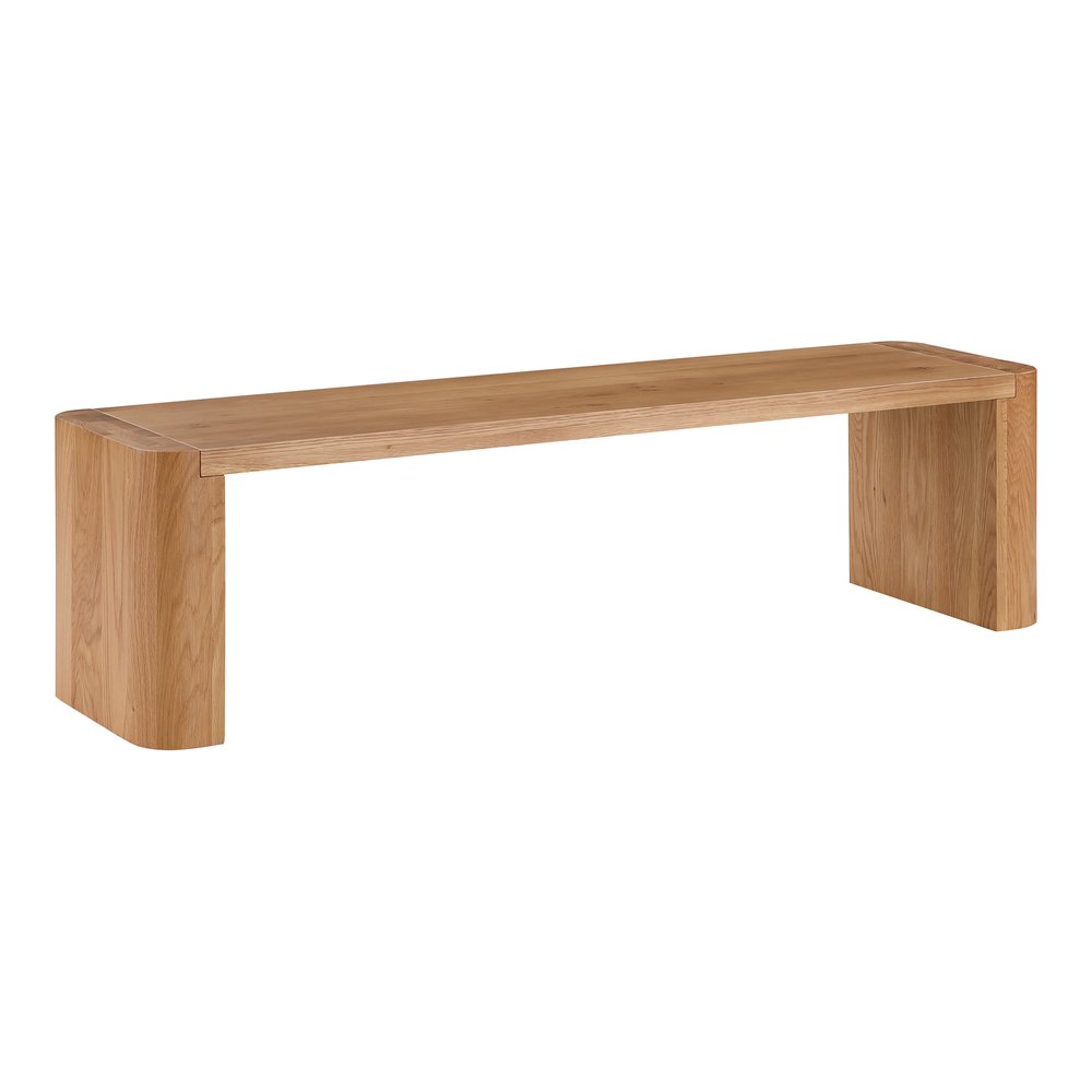 Moes Home - Post Small Dining Bench Natural - BC-1120-24-0 view 3