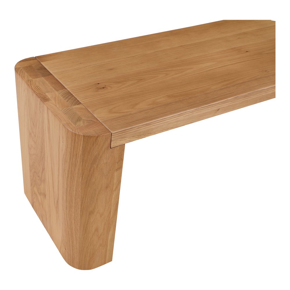 Moes Home - Post Small Dining Bench Natural - BC-1120-24-0 view 6