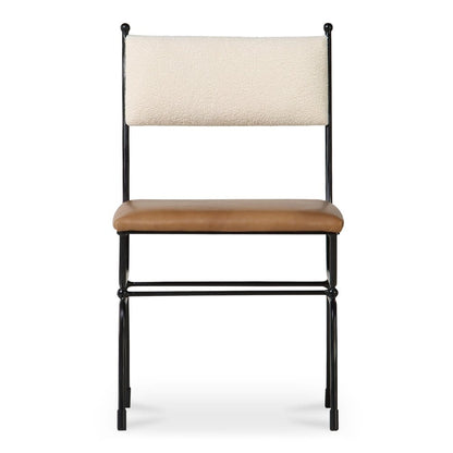Moes Home - Posta Dining Chair Brown Leather - QN-1034-37 view 1