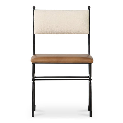 Moes Home - Posta Dining Chair Brown Leather - QN-1034-37 view 2