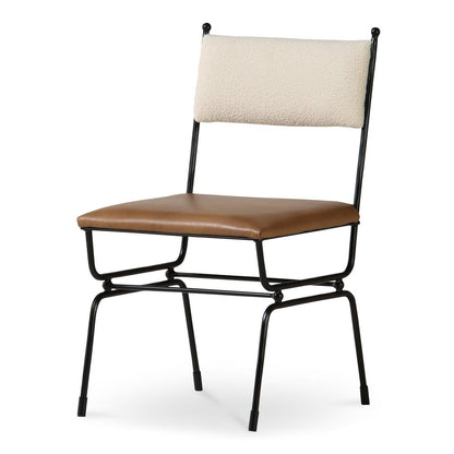 Moes Home - Posta Dining Chair Brown Leather - QN-1034-37 view 5