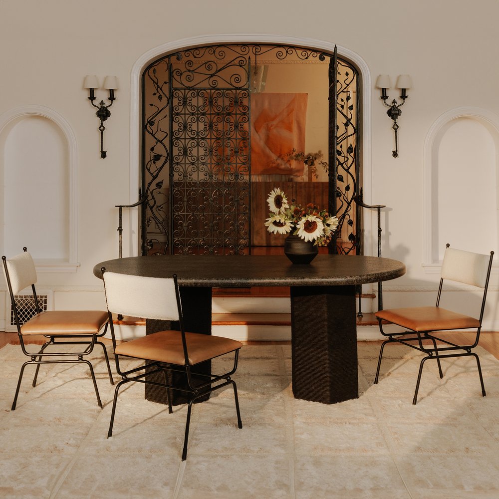 Moes Home - Posta Dining Chair Brown Leather - QN-1034-37 view 9