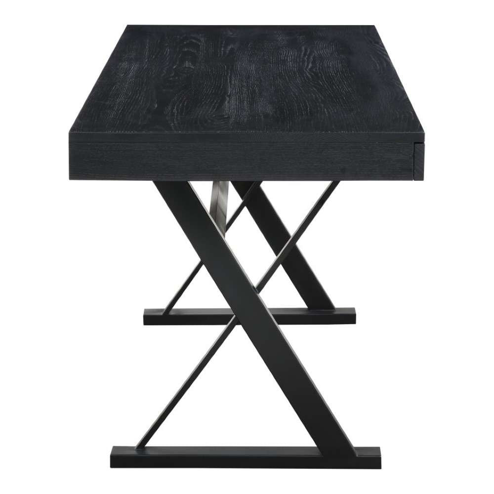 Moes Home - Profecto Desk in Black Ash - BC-1107-02-0 veiw 3