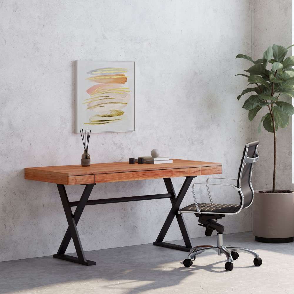 Moes Home - Profecto Desk in Natural Oak - BC-1107-24-0 veiw 7