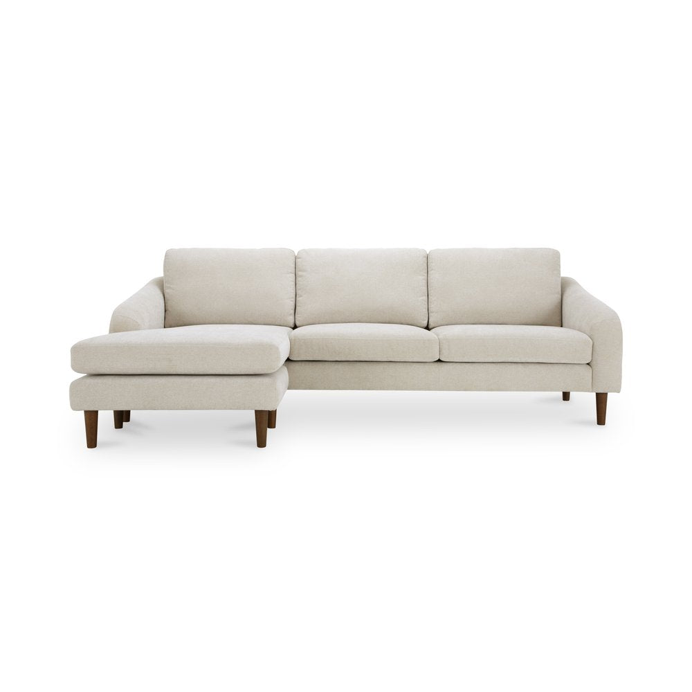 Moes Home - Quinn Sectional Oatmeal - FO-1005-34 view 1