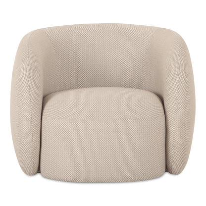 Moes Home - Rae Outdoor Accent Chair Beige Check - OA-1022-34 view 1