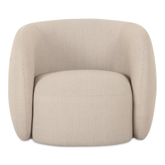 Moes Home - Rae Outdoor Accent Chair Beige Check - OA-1022-34 view 1