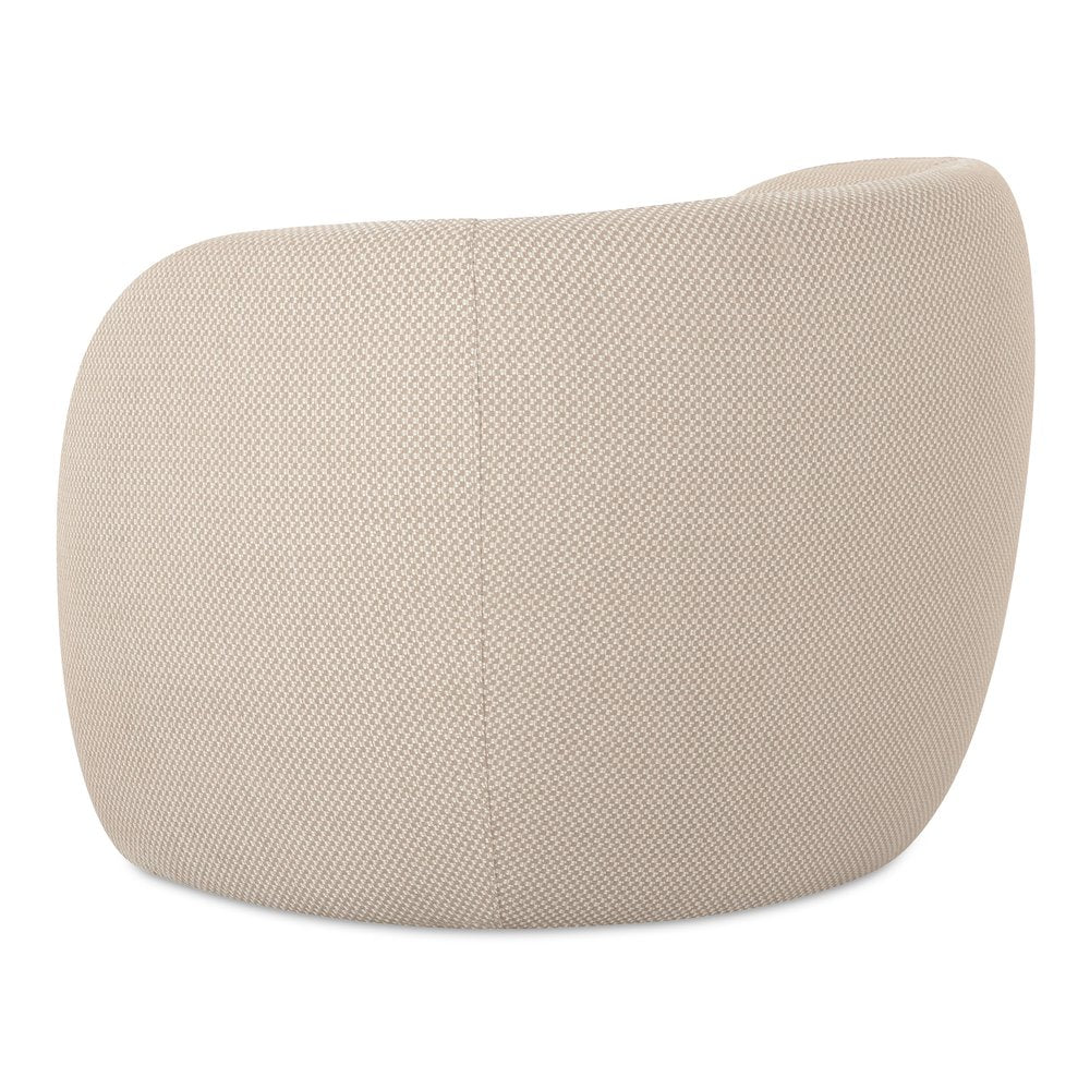 Moes Home - Rae Outdoor Accent Chair Beige Check - OA-1022-34 view 3