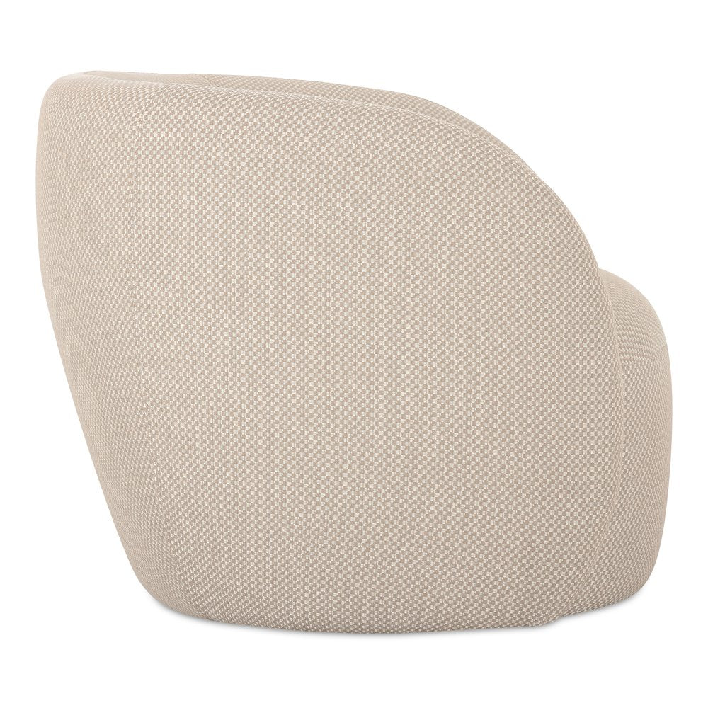 Moes Home - Rae Outdoor Accent Chair Beige Check - OA-1022-34 view 4