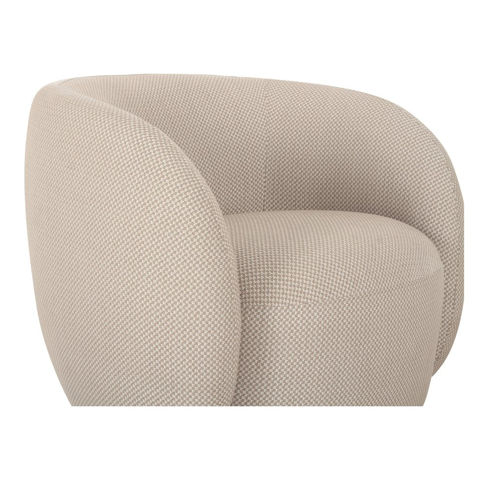 Moes Home - Rae Outdoor Accent Chair Beige Check - OA-1022-34 view 6