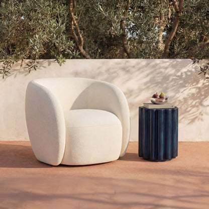 Moes Home - Rae Outdoor Accent Chair Cream - OA-1022-05 view 9
