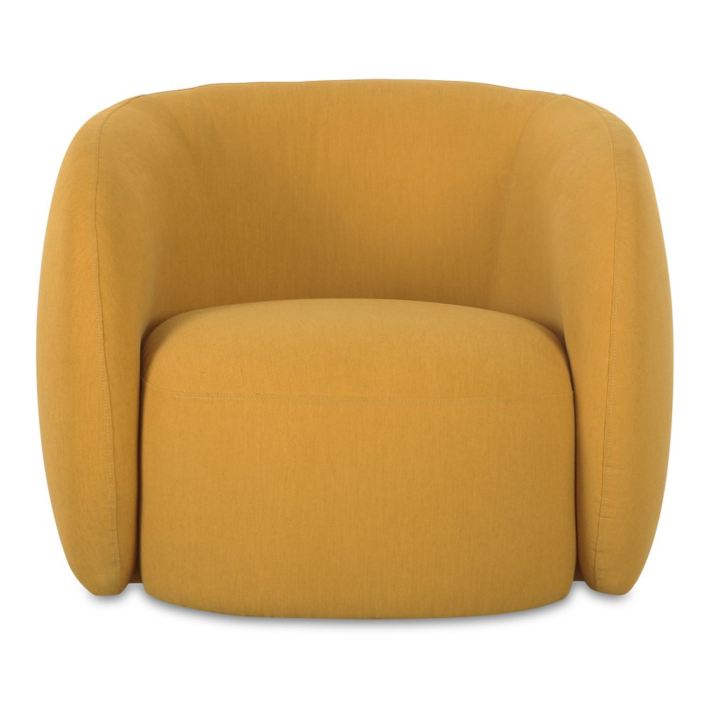 Moes Home - Rae Outdoor Accent Chair Deep Yellow - OA-1022-09 view 2
