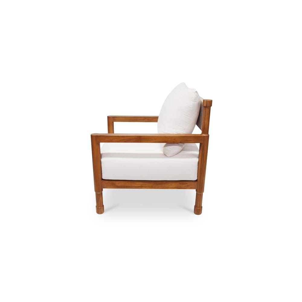 Moes Home - Raf Outdoor Accent Chair Natural - ET-1011-24 view 3