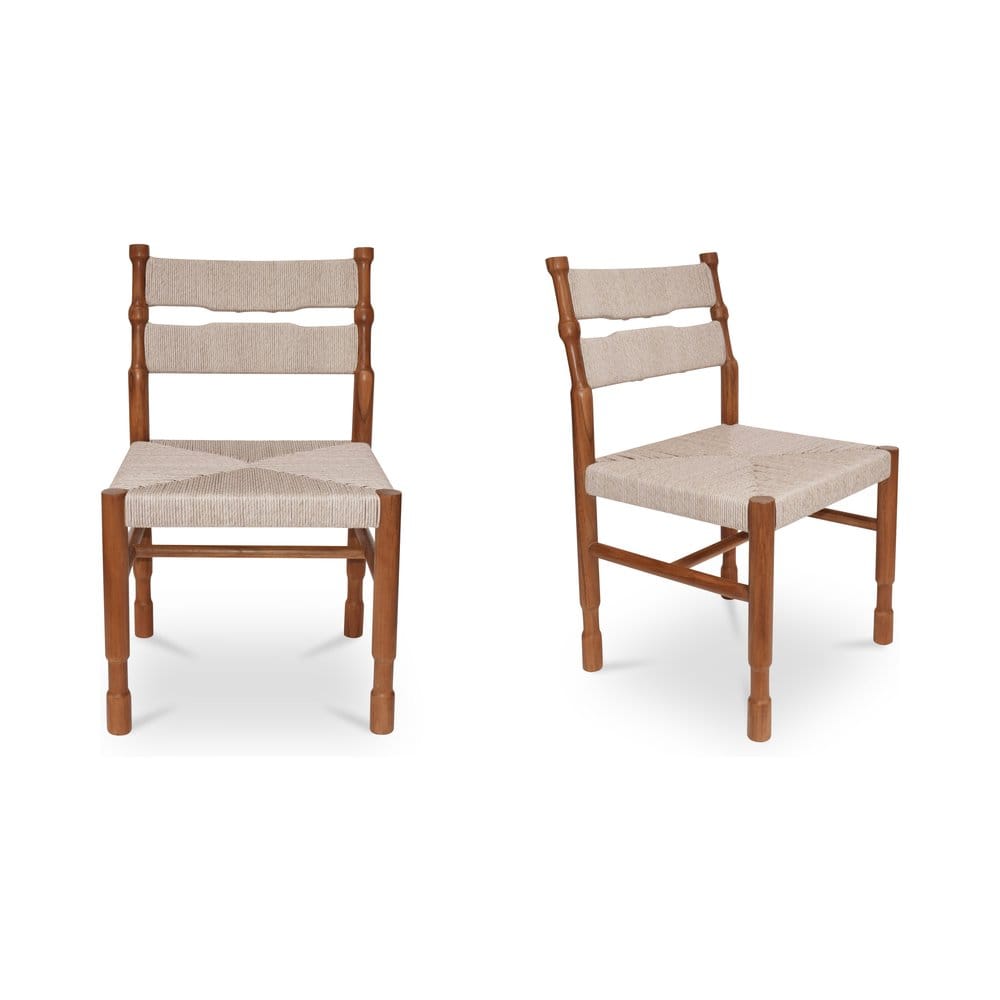 Moes Home - Raf Outdoor Dining Chair Natural - Set of 2 - ET-1010-24 view 1