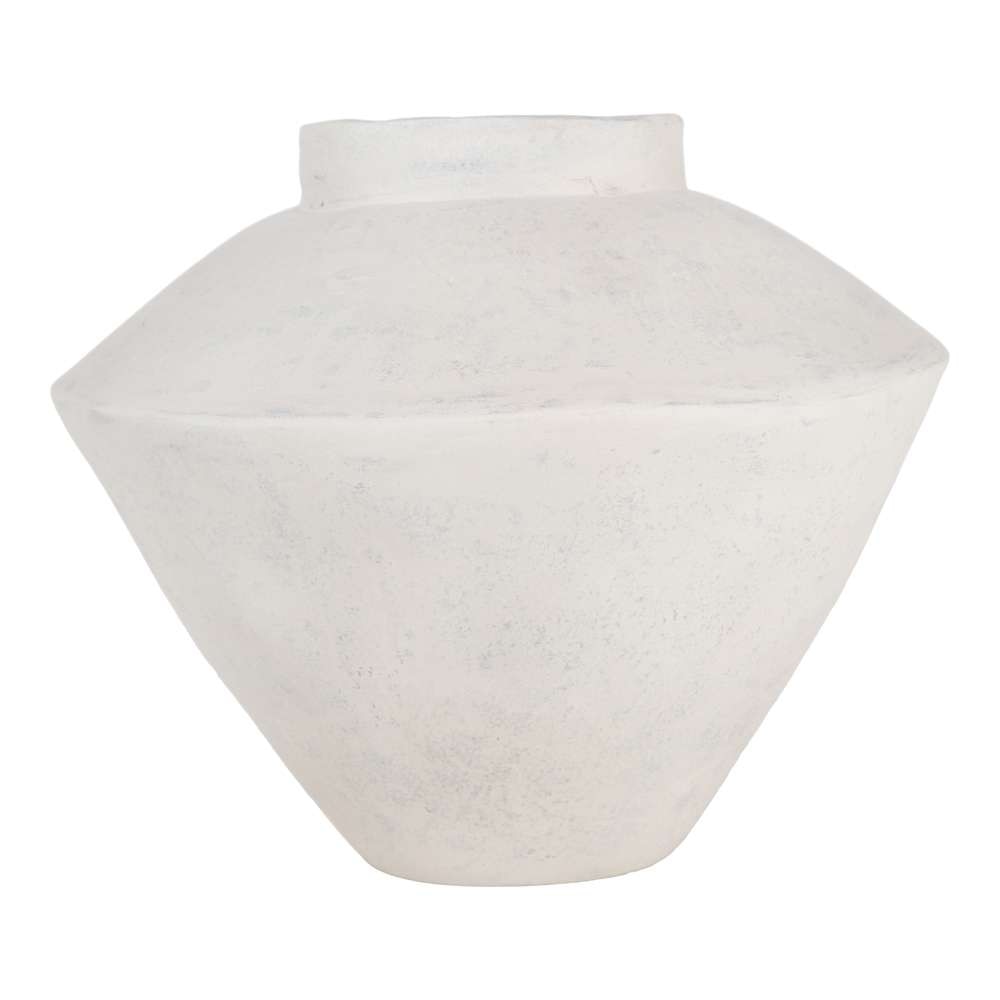 Moes Home - Raja Decorative Vessel Large White - DD-1040-18 veiw 1
