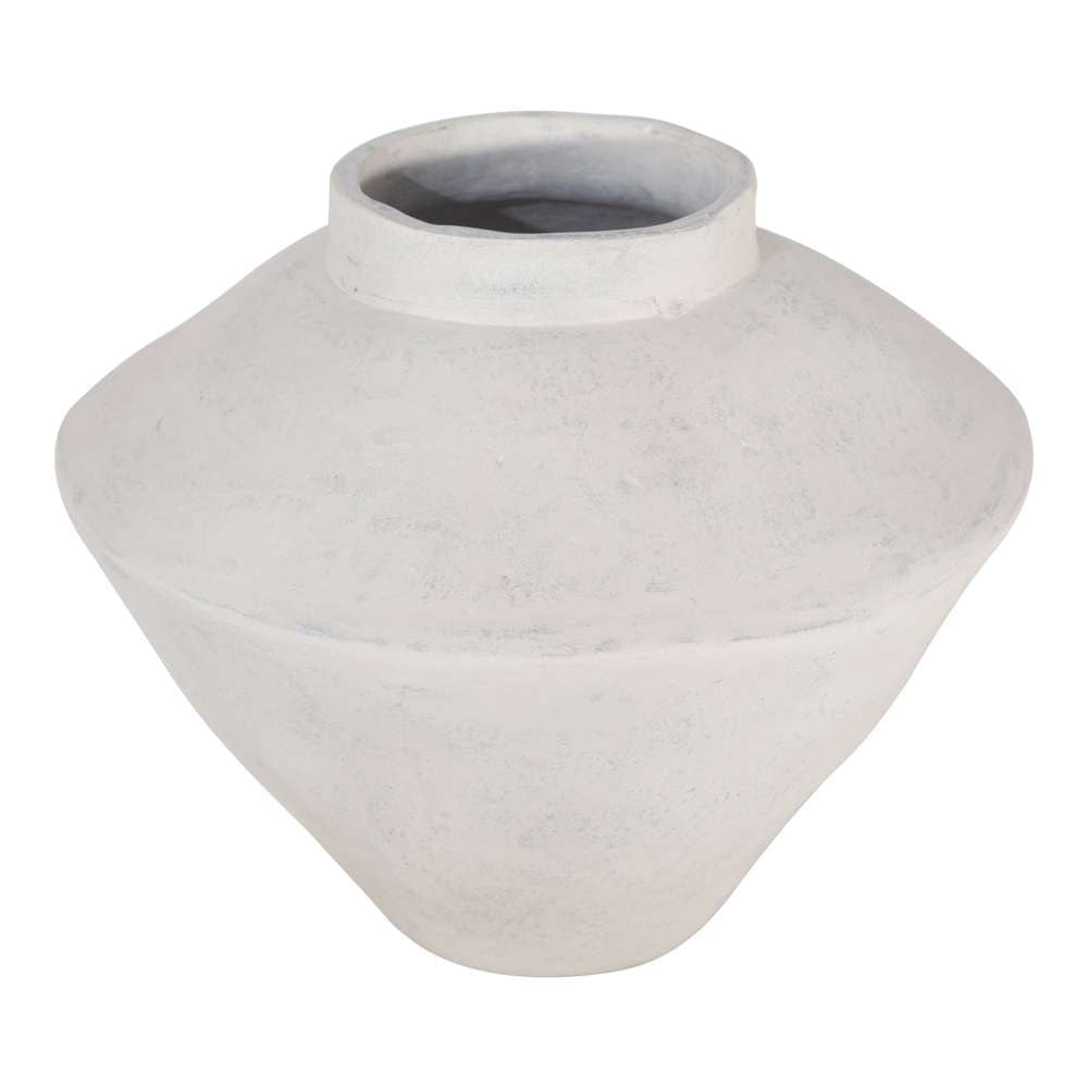 Moes Home - Raja Decorative Vessel Large White - DD-1040-18 veiw 2