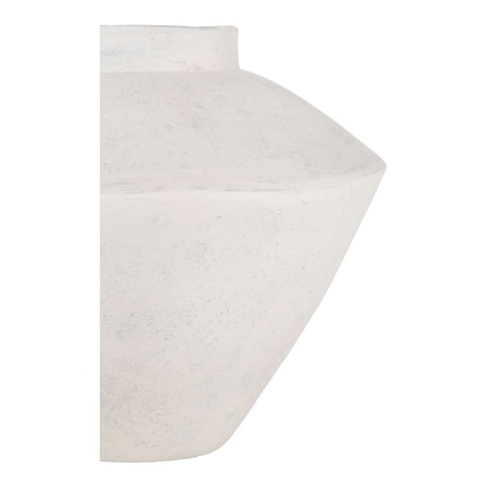 Moes Home - Raja Decorative Vessel Large White - DD-1040-18 veiw 3